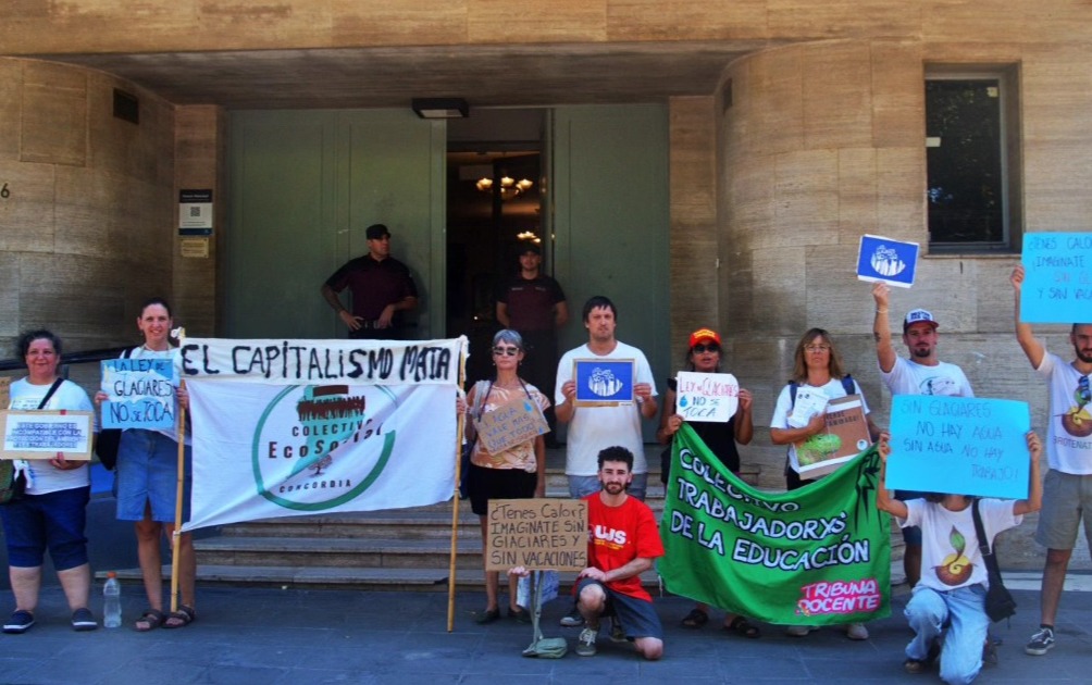 Con críticas por restricciones en la participación, Colectivo EcoSocial Concordia expondrá en la audiencia por la Ley de Glaciares