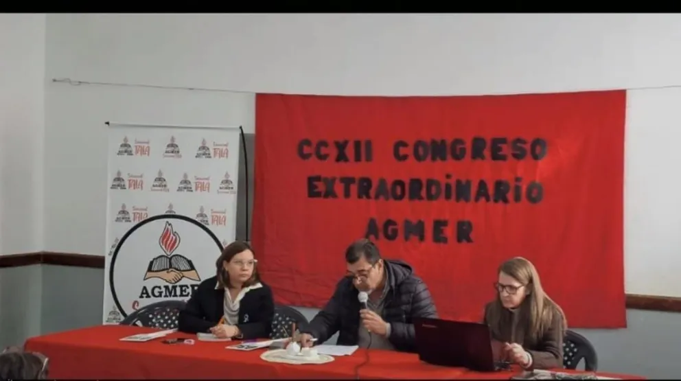 Congreso de Agmer autoriza medidas para recuperar salarios y rechaza reforma previsional en Entre Ríos